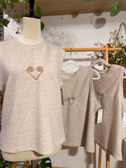 The Cozy Edit Oatmeal Sweater Vest