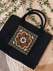 Hmong Elephant Tote Bag