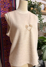 The Cozy Edit Oatmeal Sweater Vest