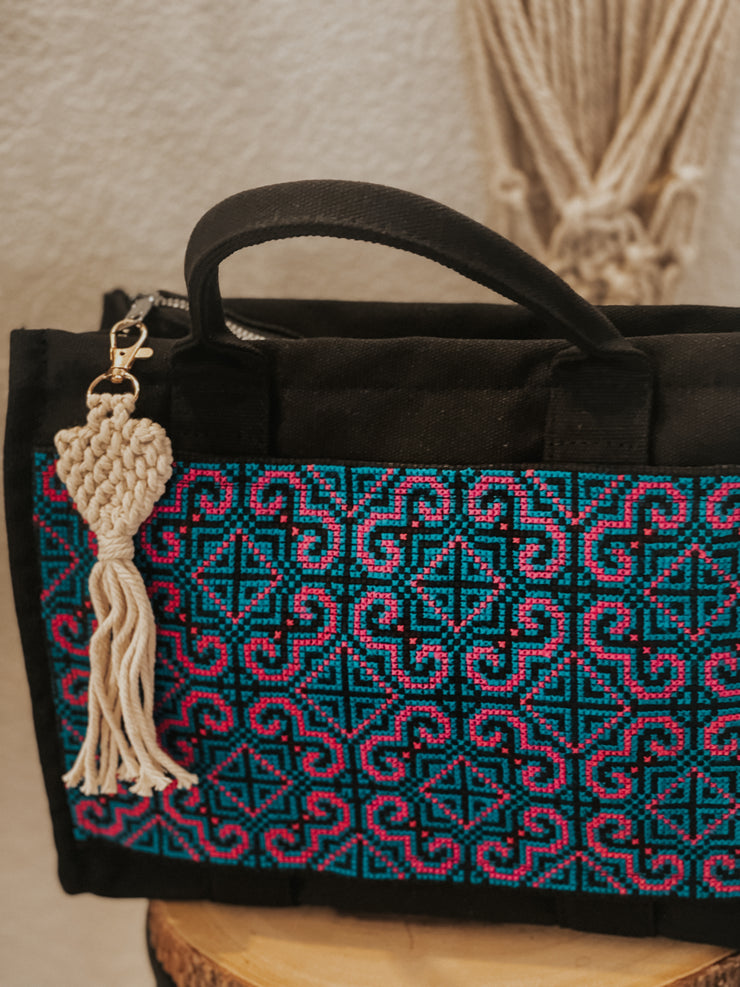 Hmong Boho Elephant Tote Bag