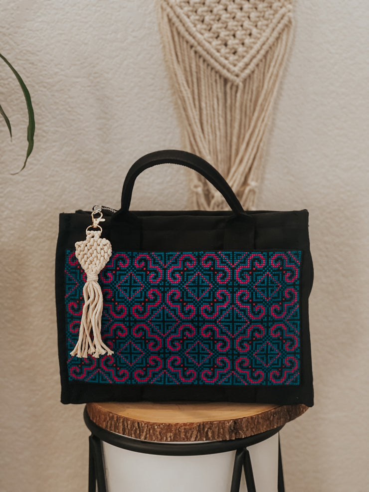 Hmong Boho Elephant Tote Bag