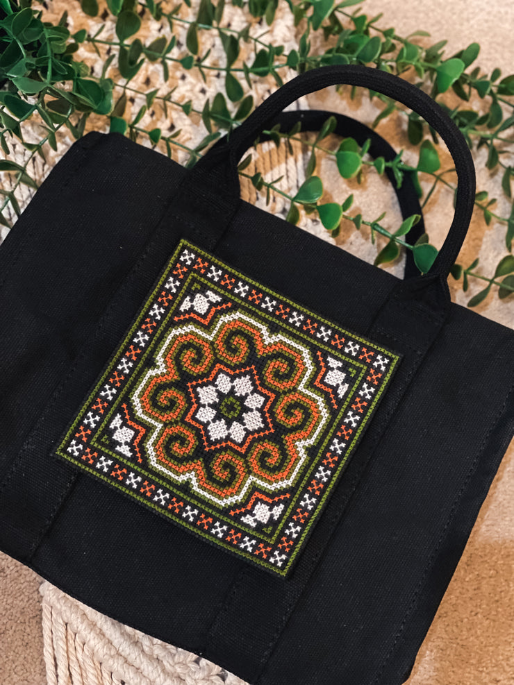 Hmong Elephant Tote Bag