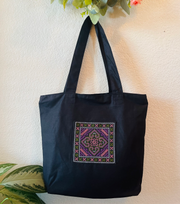 Hmong Embroidery Heart Tote Bag