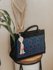 Hmong Boho Elephant Tote Bag