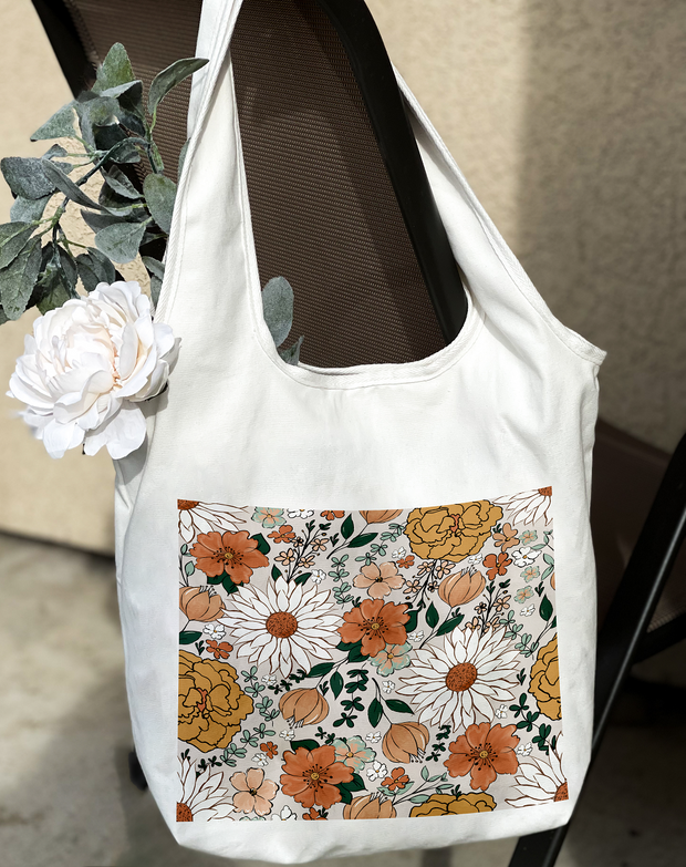 Boho Tea Garden Tote Bag